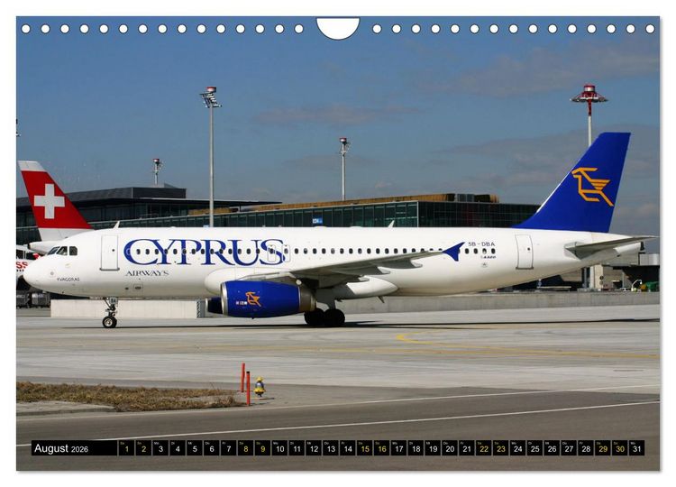 Produktbild: Airbus Airliners (Wandkalender 2026 DIN A4 quer), CALVENDO Monatskalender