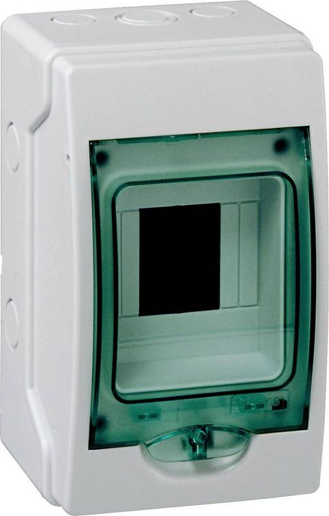 Produktbild: Schneider Electric 13441 13441 Kleinverteiler Oberfl&auml;chenmontage Anzahl Teilungen = 4 Anzahl Reihen = 1 Inhalt 1 St.