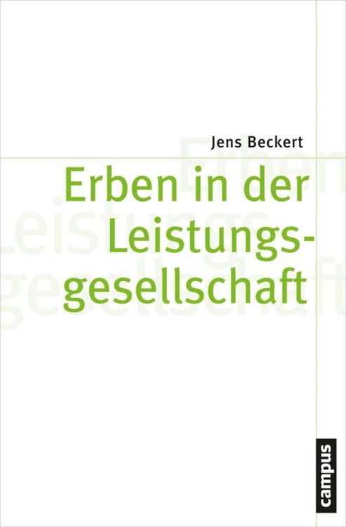 Produktbild: Erben in der Leistungsgesellschaft