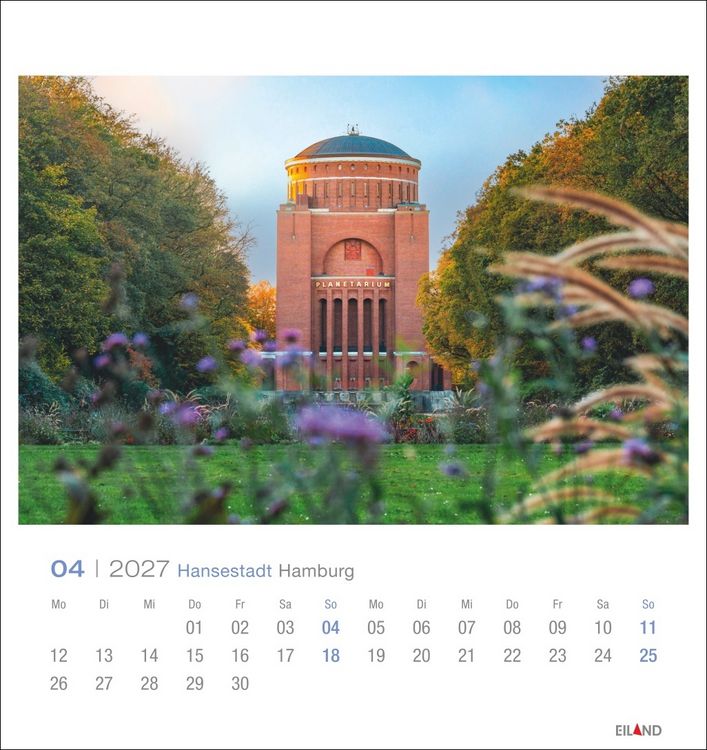 Produktbild: Hansestadt Hamburg Postkartenkalender 2027