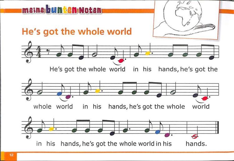 Produktbild: Meine bunten Noten f&uuml;r Klavier, Keyboard, Melodica , Triola