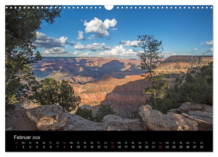 Produktbild: Grand Canyon - Wunder der Natur (Wandkalender 2026 DIN A3 quer), CALVENDO Monatskalender