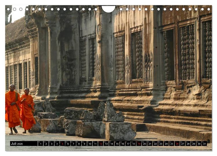 Produktbild: Kambodscha - Angkor Wat (Wandkalender 2026 DIN A4 quer), CALVENDO Monatskalender