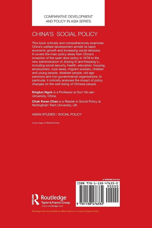 Produktbild: China's Social Policy
