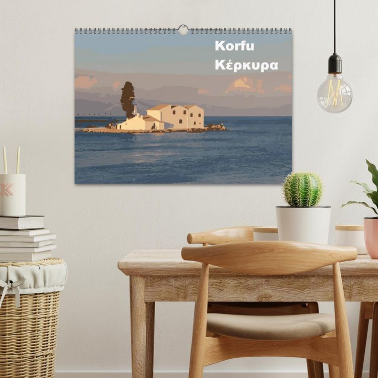 Produktbild: Korfu - Kerkira (Wandkalender 2026 DIN A3 quer), CALVENDO Monatskalender