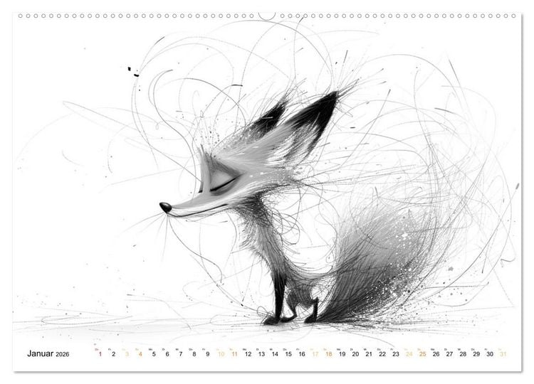 Produktbild: Tierisches Tohuwabohu (hochwertiger Premium Wandkalender 2026 DIN A2 quer), Kunstdruck in Hochglanz