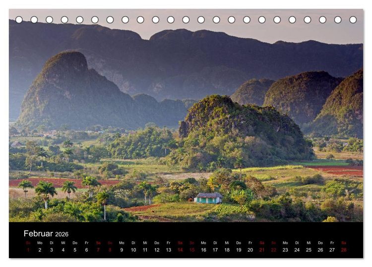 Produktbild: Kuba 2026 (Tischkalender 2026 DIN A5 quer), CALVENDO Monatskalender