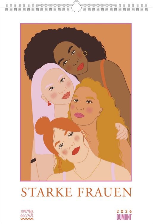 Produktbild: Starke Frauen 2026 – Wandkalender – Hochformat A3 29,7 x 42 cm