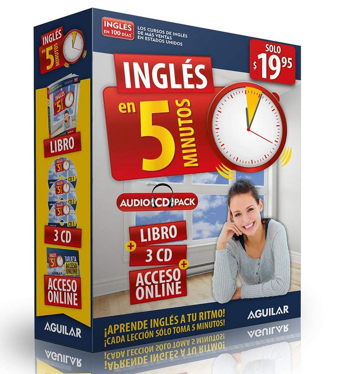 Produktbild: Ingl&eacute;s En 100 D&iacute;as - Ingl&eacute;s En 5 Minutos: Aprende Ingl&eacute;s a Tu Ritmo Cada Lecci&oacute;n S&oacute;lo Toma 5 Minutos / English in 5 Minutes