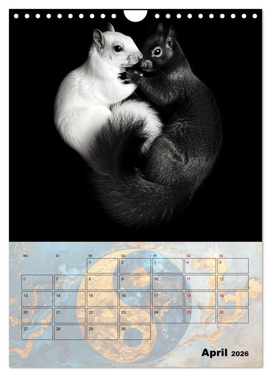 Produktbild: Sei das Yin zu meinem Yang (Wandkalender 2026 DIN A4 hoch), CALVENDO Monatskalender