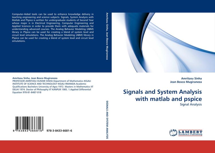 Produktbild: Signals and System Analysis with matlab and pspice