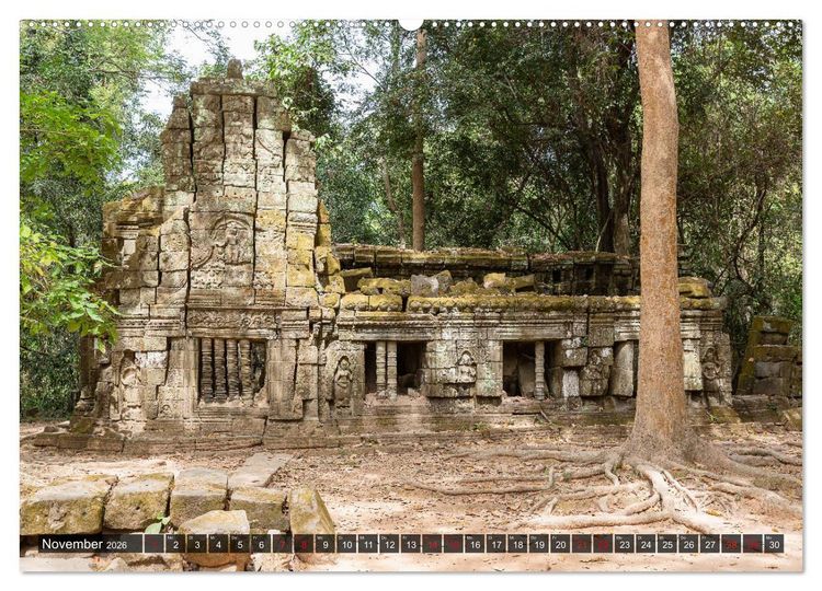 Produktbild: Angkor - Die Tempel der Khmer (hochwertiger Premium Wandkalender 2026 DIN A2 quer), Kunstdruck in Hochglanz
