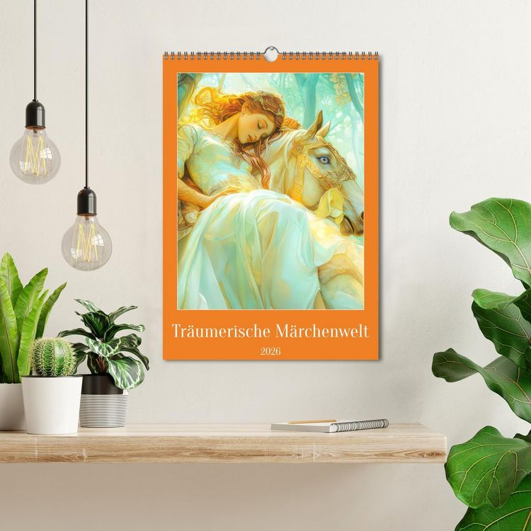Produktbild: Tr&auml;umerische M&auml;rchenwelt (Wandkalender 2026 DIN A3 hoch), CALVENDO Monatskalender