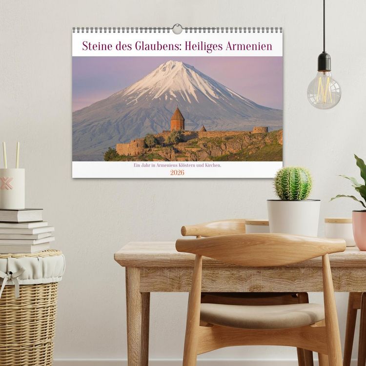 Produktbild: Steine Des Glaubens: Heiliges Armenien (Wandkalender 2026 DIN A3 quer), CALVENDO Monatskalender