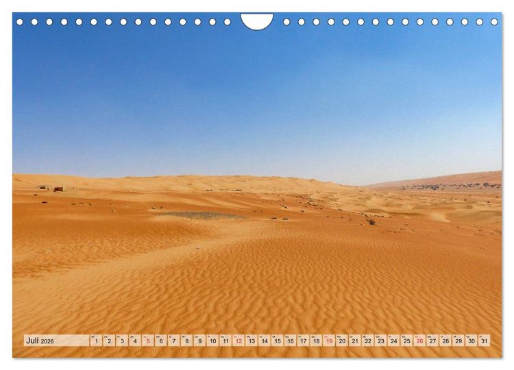 Produktbild: Oman - Impressionen (Wandkalender 2026 DIN A4 quer), CALVENDO Monatskalender
