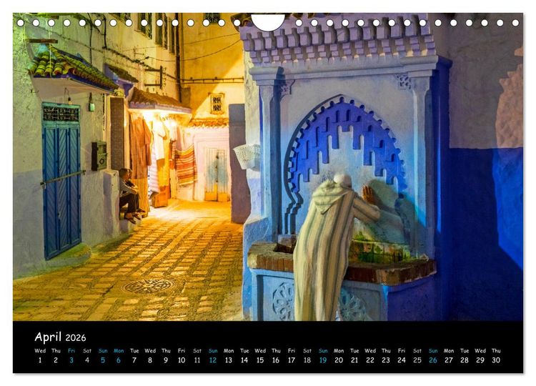 Produktbild: Impressions of Morocco 2026 (Wall Calendar 2026 DIN A4 landscape), CALVENDO 12 Month Wall Calendar