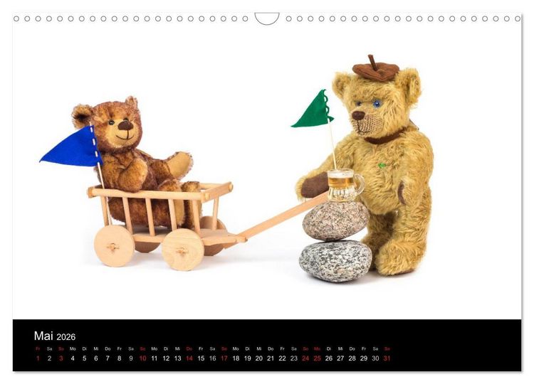 Produktbild: Martin B&auml;ren aus Sonneberg (Wandkalender 2026 DIN A3 quer), CALVENDO Monatskalender