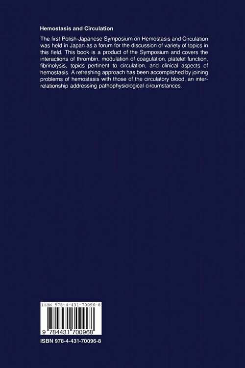 Produktbild: Hemostasis and Circulation