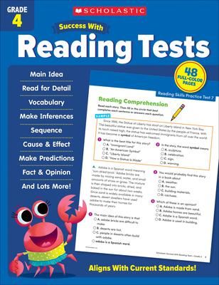 Produktbild: Scholastic Success with Reading Tests Grade 4 Workbook