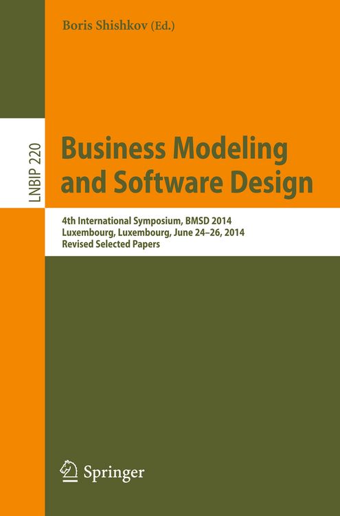 Produktbild: Business Modeling and Software Design
