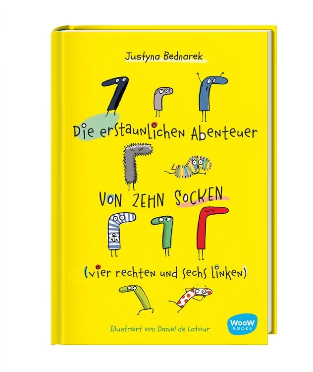 Produktbild: Die erstaunlichen Abenteuer von zehn Socken (vier rechten und sechs linken)