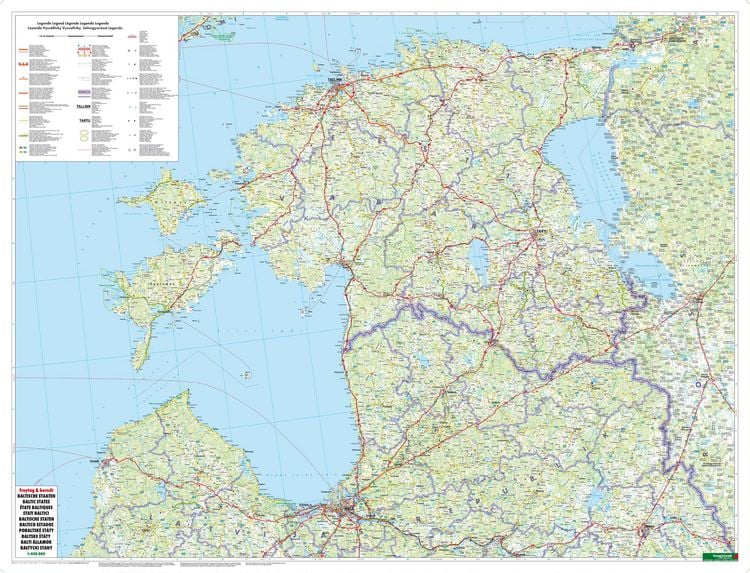 Produktbild: freytag & berndt Stra&szlig;enkarte Niederlande 1:300.000
