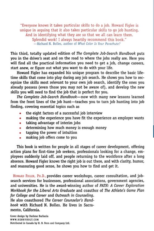 Produktbild: The Complete Job-Search Handbook