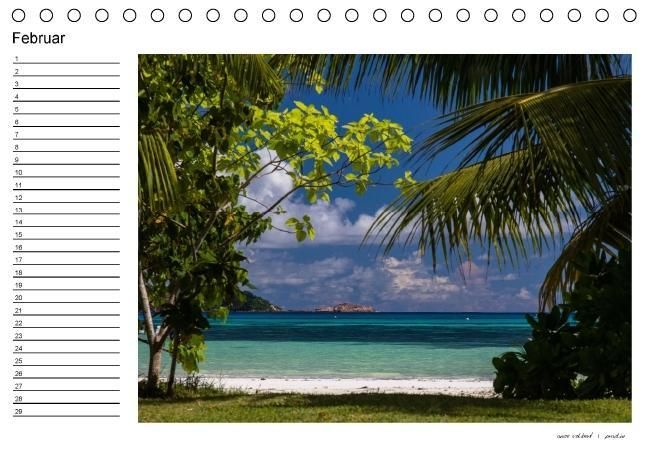 Produktbild: die seychellen - ganz nah am paradies (Tischkalender immerw&auml;hrend DIN A5 quer)