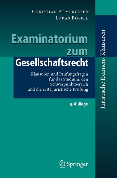 Produktbild: Examinatorium zum Gesellschaftsrecht