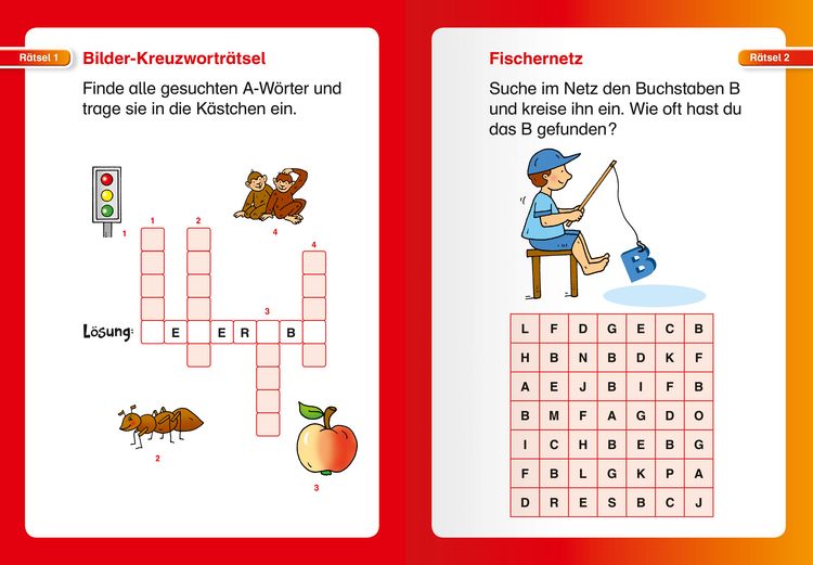 Produktbild: Leserabe: Kunterbunte R&auml;tsel zum Lesenlernen (1. Lesestufe)