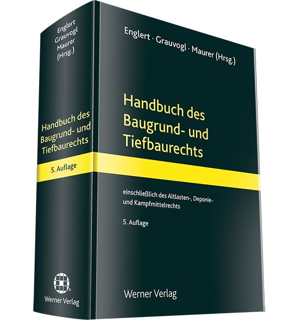 Produktbild: Handbuch des Baugrund- und Tiefbaurechts