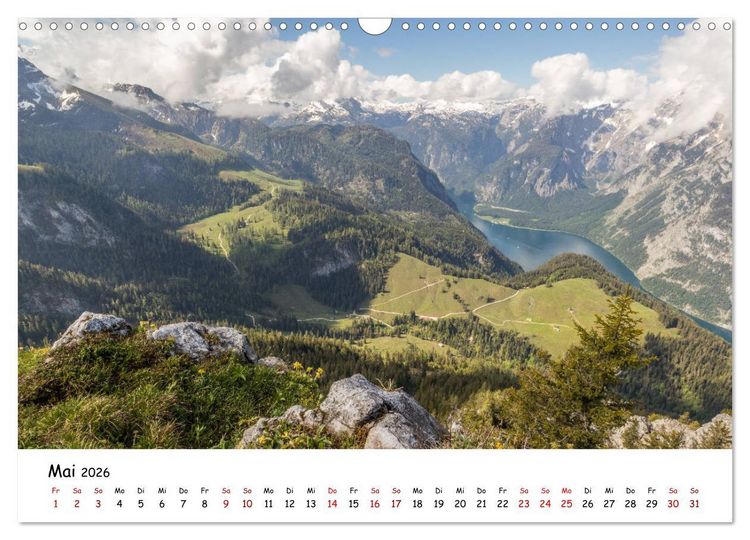 Produktbild: Bergpixels Wanderlust (Wandkalender 2026 DIN A3 quer), CALVENDO Monatskalender