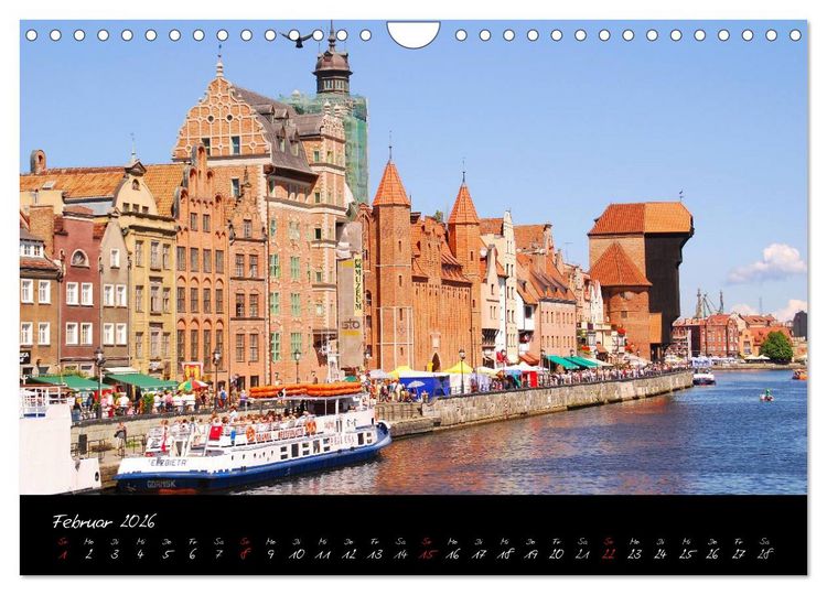 Produktbild: Kreuzfahrt zu den Metropolen der Ostsee - Conrad Stein Verlag (Wandkalender 2026 DIN A4 quer), CALVENDO Monatskalender
