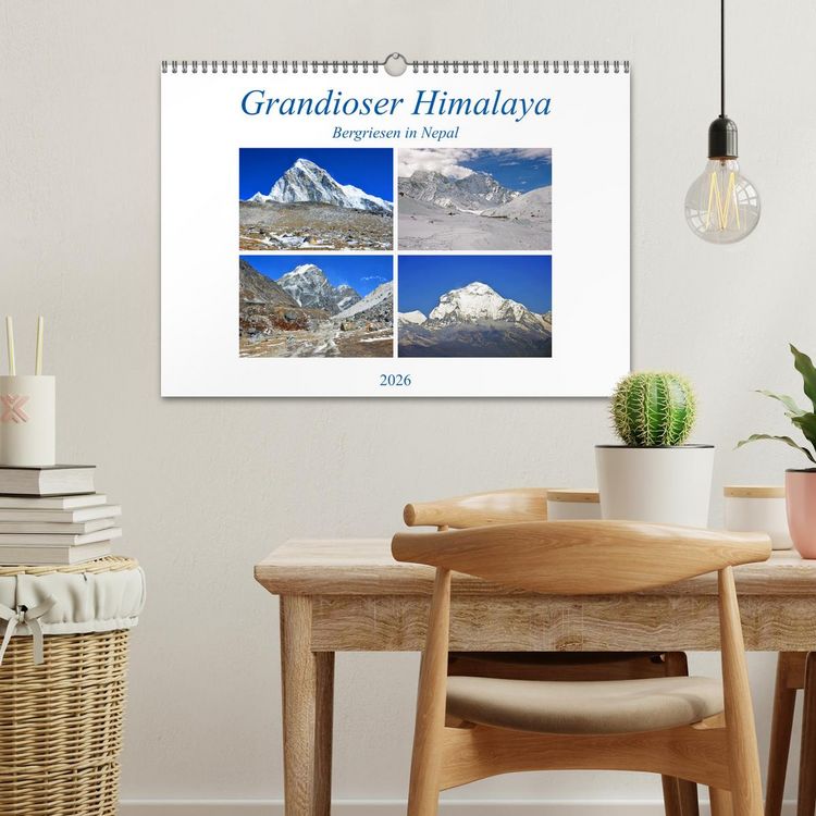 Produktbild: Grandioser Himalaya, Bergriesen in Nepal (Wandkalender 2026 DIN A3 quer), CALVENDO Monatskalender