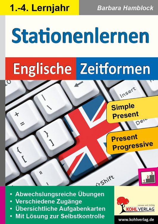 Produktbild: Kohls Stationenlernen Englische Zeitformen 1