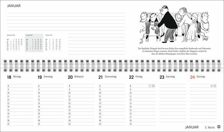 Produktbild: Loriot B&uuml;roplaner 2027