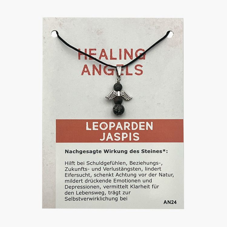 Produktbild: Leoparden Jaspis Minicard Healing Angels
