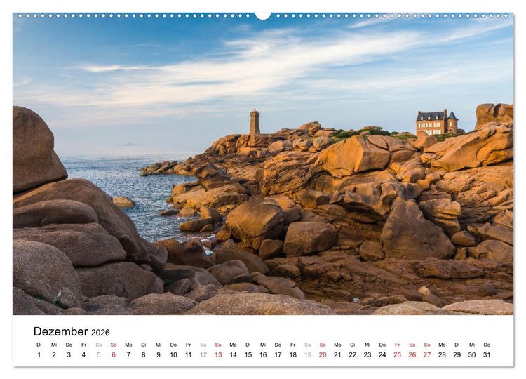 Produktbild: Bretonische Impressionen (hochwertiger Premium Wandkalender 2026 DIN A2 quer), Kunstdruck in Hochglanz