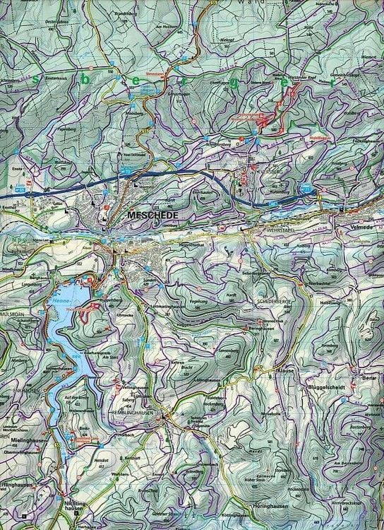 Produktbild: KuF Deutschland Outdoorkarte 30 Hochsauerland