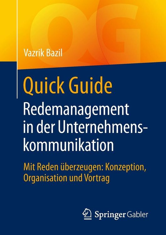 Produktbild: Quick Guide Redemanagement in der Unternehmenskommunikation