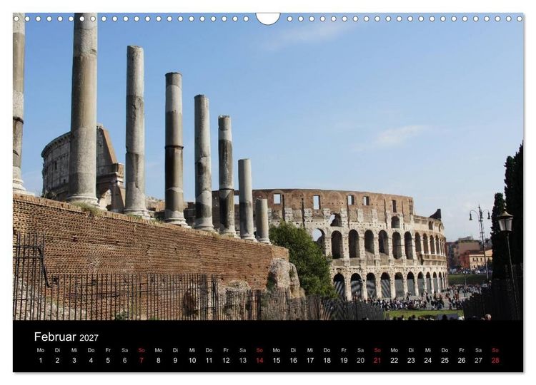 Produktbild: Vade mecum Romam - Geh mit mir nach Rom (Wandkalender 2027 DIN A3 quer), CALVENDO Monatskalender