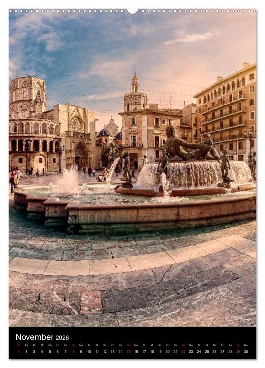 Produktbild: Valencia entdecken (Wandkalender 2026 DIN A2 hoch), CALVENDO Monatskalender