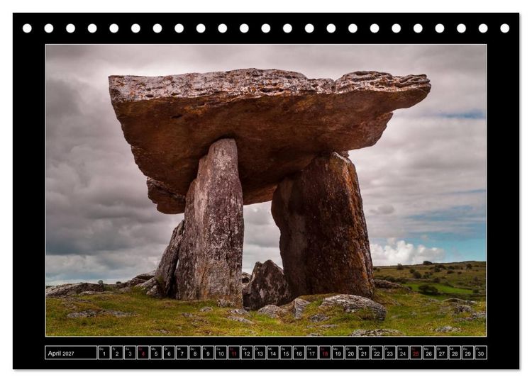 Produktbild: IRLAND - Mystische Orte (Tischkalender 2027 DIN A5 quer), CALVENDO Monatskalender