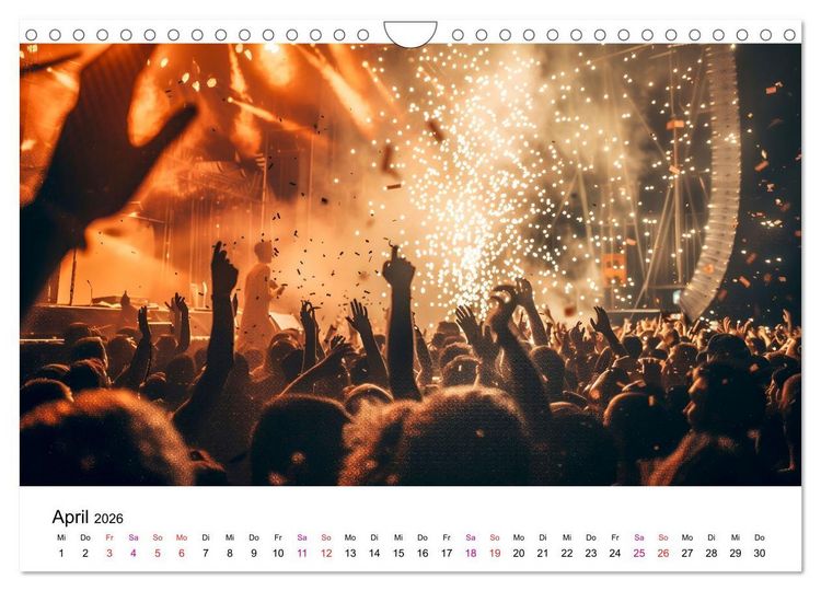Produktbild: Festival Time (Wandkalender 2026 DIN A4 quer), CALVENDO Monatskalender