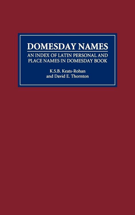 Produktbild: Domesday Names