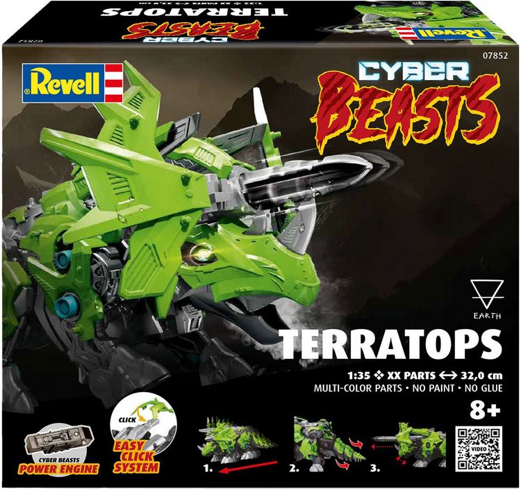 Produktbild: Revell 07852 CyberBeasts TerraTops Science Fiction Bausatz 1:35
