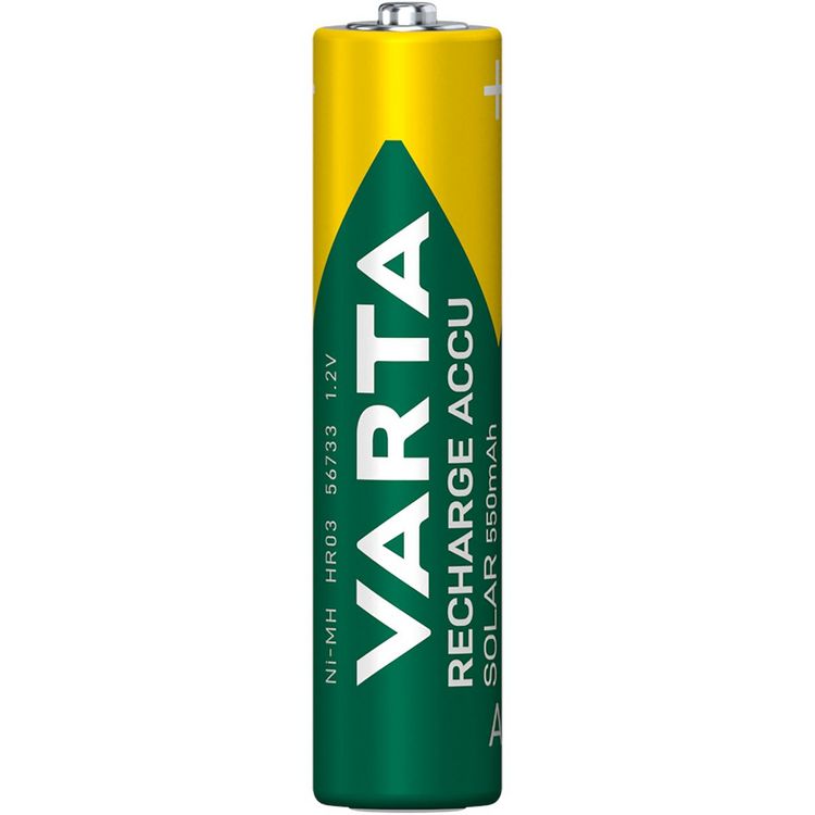 Produktbild: Varta Batterien RECHARGE ACCU Solar AAA 550mAh 2 St&uuml;ck