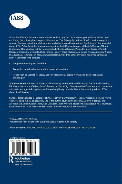 Produktbild: Essays on the Philosophy of Adam Smith