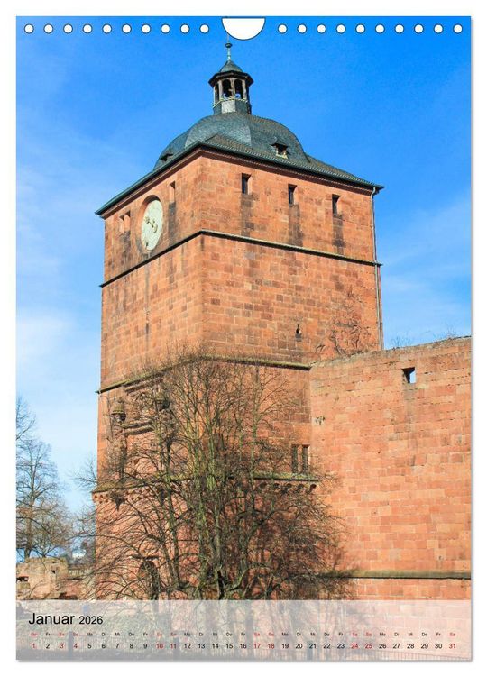 Produktbild: Altes Heidelberg (Wandkalender 2026 DIN A4 hoch), CALVENDO Monatskalender