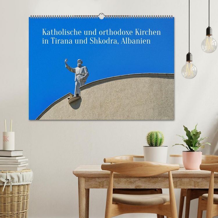 Produktbild: Katholische und orthodoxe Kirchen in Tirana und Shkodra, Albanien (Wandkalender 2027 DIN A2 quer), CALVENDO Monatskalender